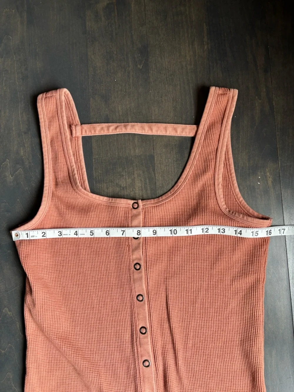Daily Practice Ribbed Button-Front Tank Dress - Picture 7 of 9
